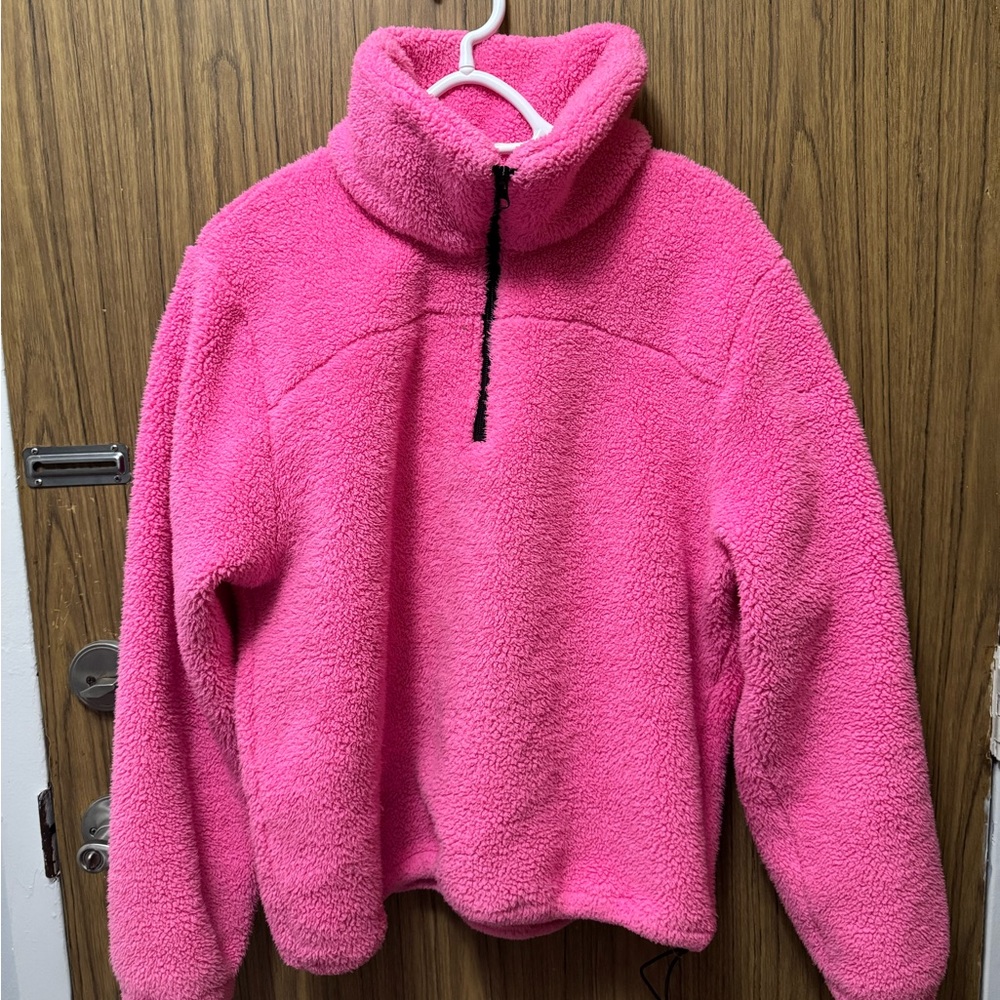 Betsey Johnson Pink Fleece Pullover